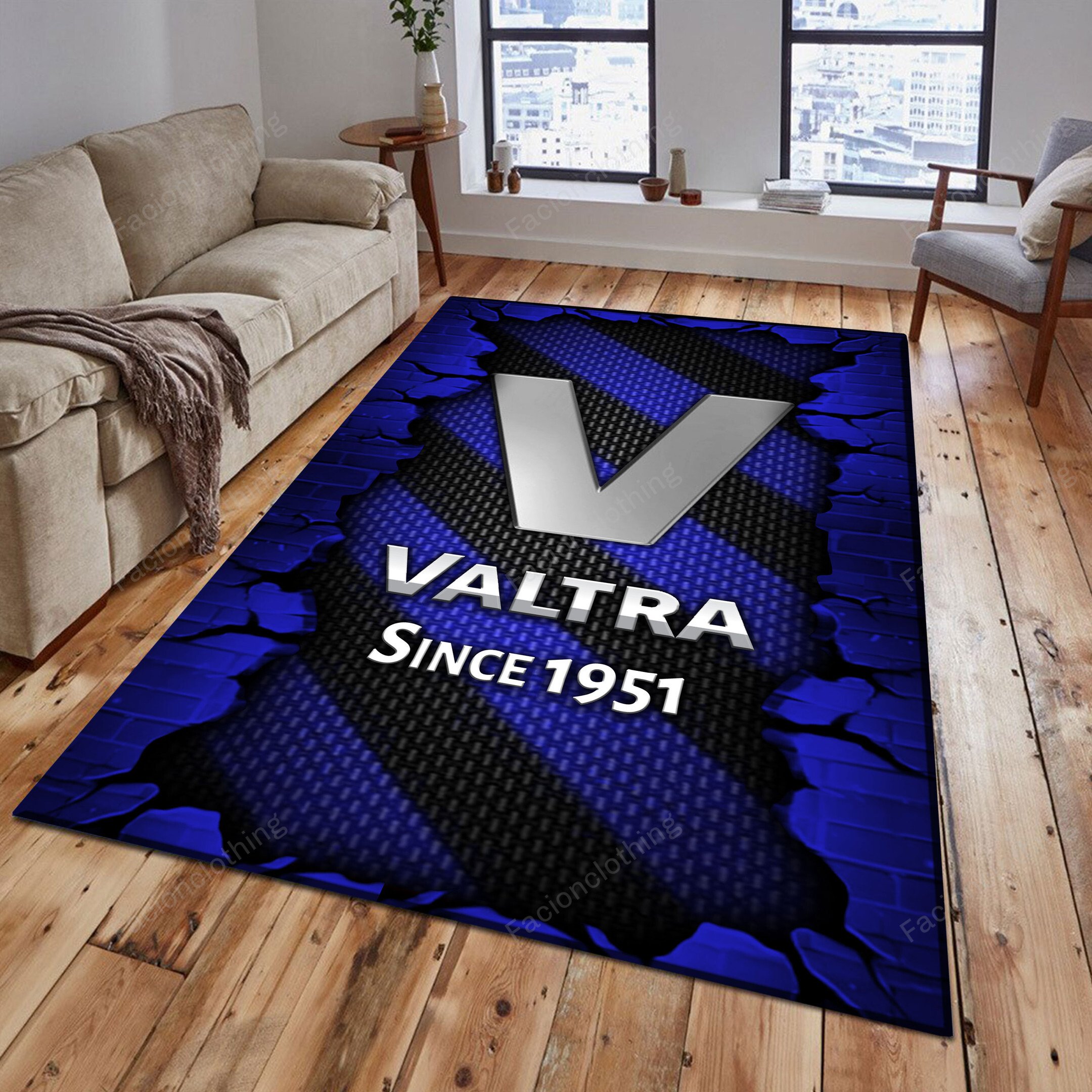 Sportswearmerch Valtra Tractor Personalized Rug For Fan