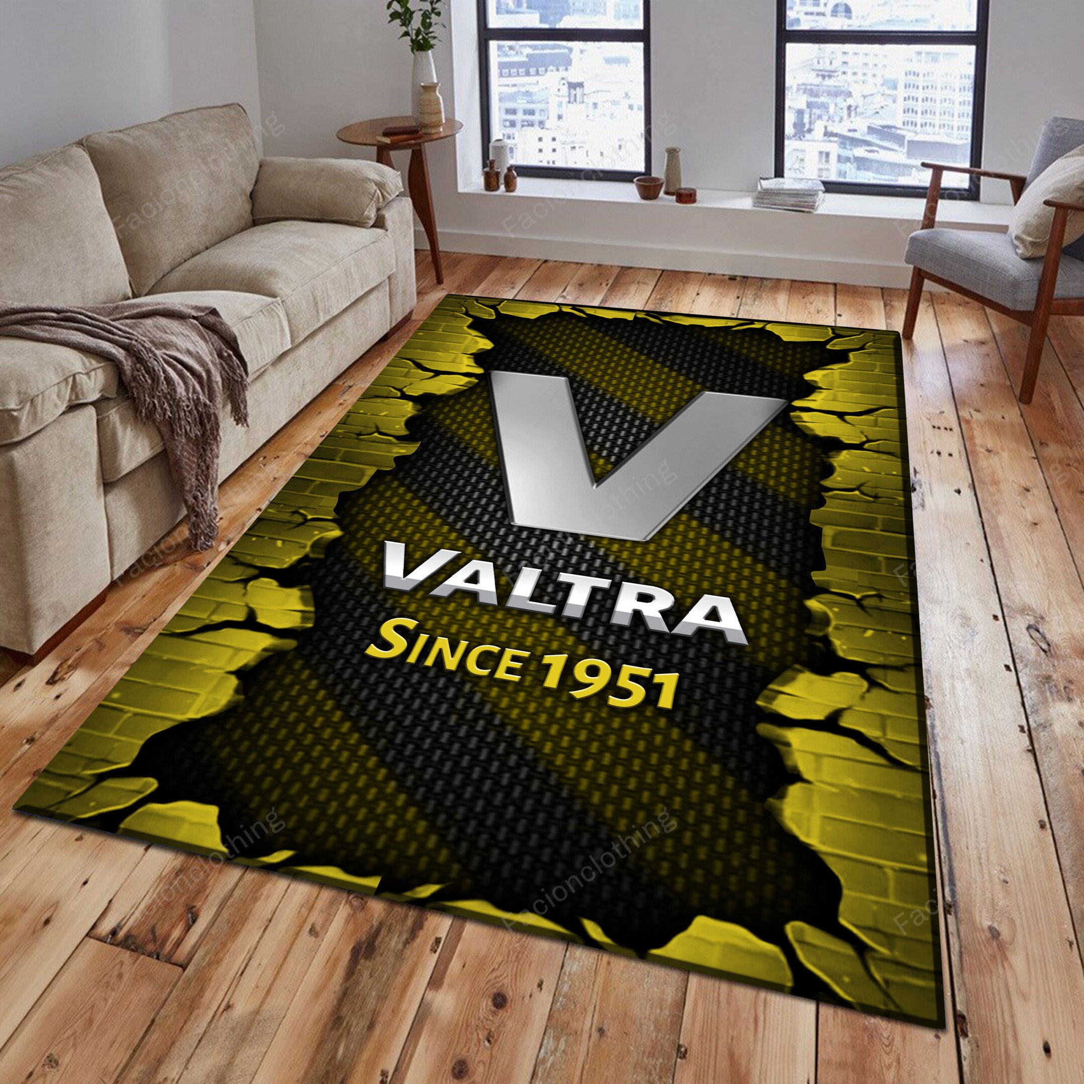 Sportswearmerch Valtra Tractor Personalized Rug For Fan