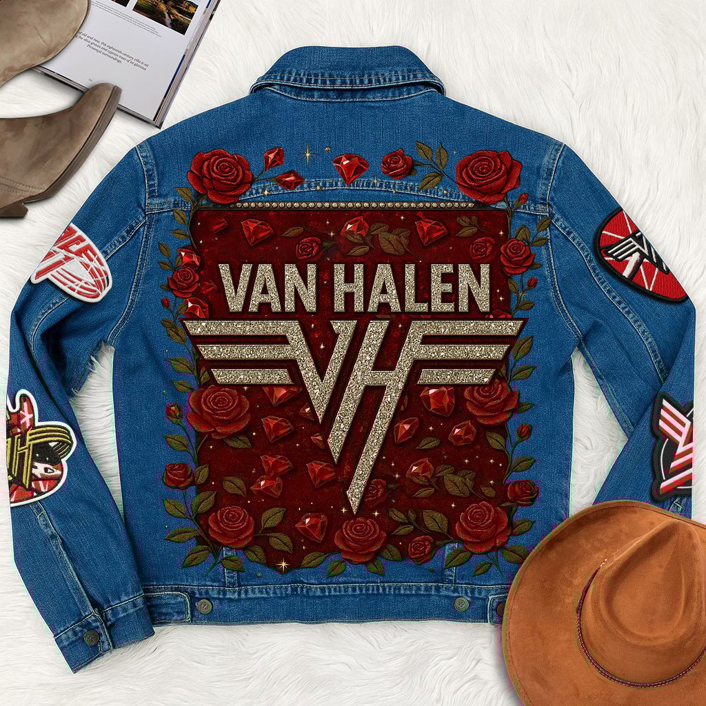 Sportswearmerch Van Halen Denim Jacket Gift For Fans