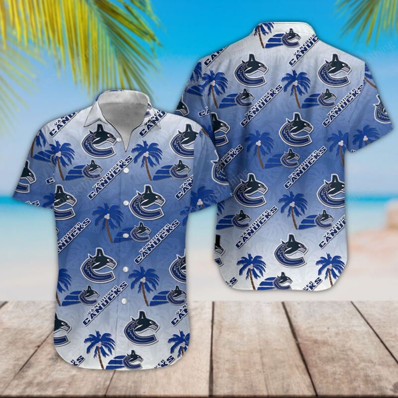 Sportswearmerch Vancouver Canucks NHL Personalized Hawaiian Shirt For Fan