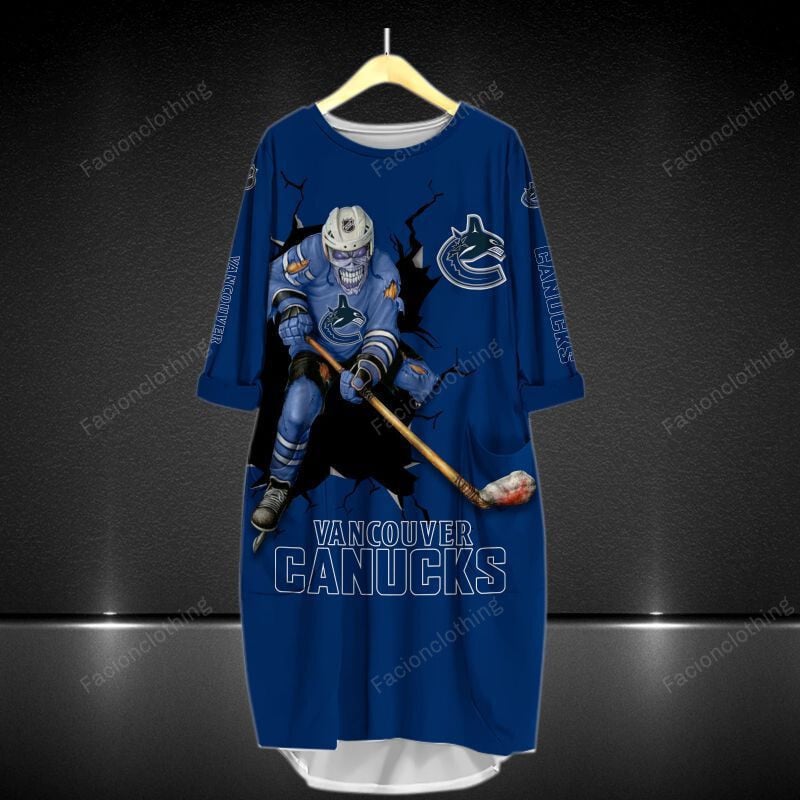 Sportswearmerch Vancouver Canucks NHL Personalized Pocket Tanktop For Fan