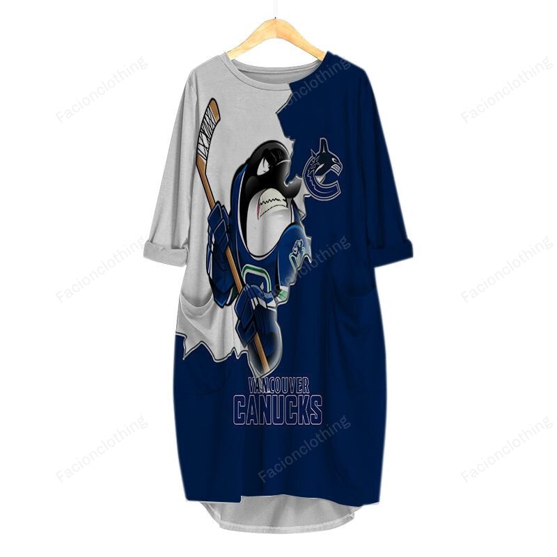 Sportswearmerch Vancouver Canucks NHL Personalized Pocket Tanktop For Fan