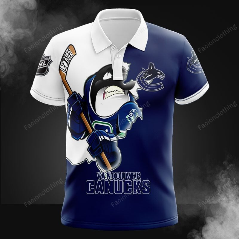 Sportswearmerch Vancouver Canucks NHL Personalized Polo Shirt For Fan