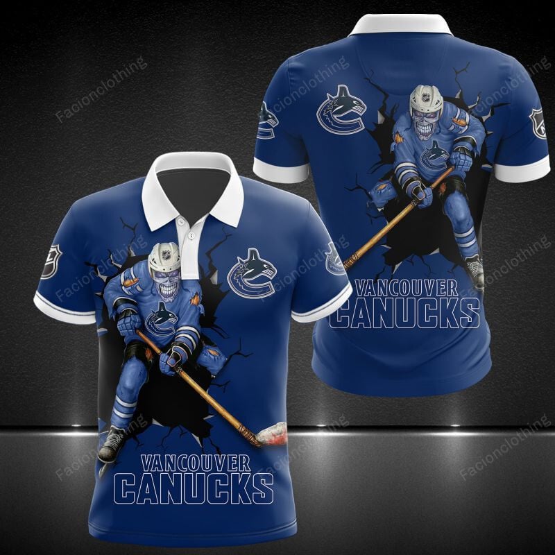 Sportswearmerch Vancouver Canucks NHL Personalized Polo Shirt For Fan