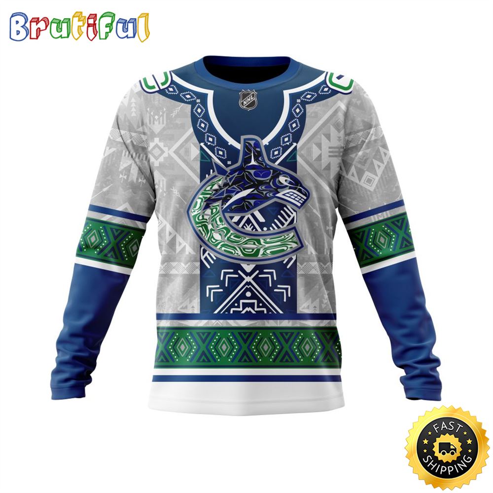 Sportswearmerch Vancouver Canucks NHL Personalized Sweater For Fan