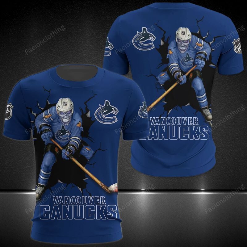 Sportswearmerch Vancouver Canucks NHL Personalized T-shirt For Fan