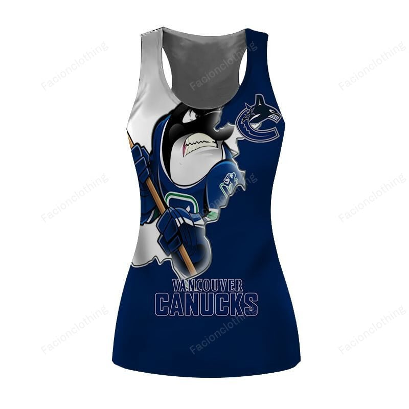 Sportswearmerch Vancouver Canucks NHL Personalized Women TaktopFor Fan
