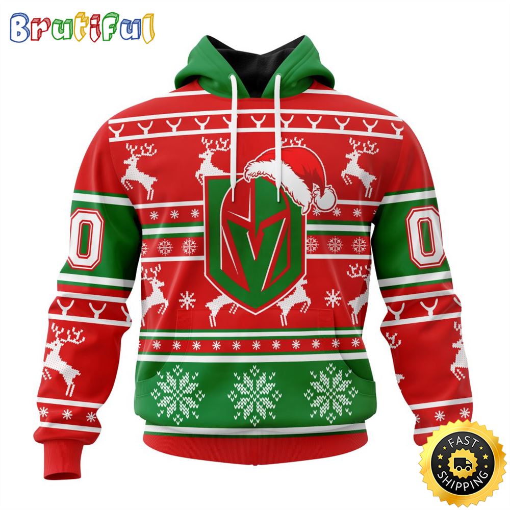 Sportswearmerch Vegas Golden Knights NHL Christmas Hoodie For Fan