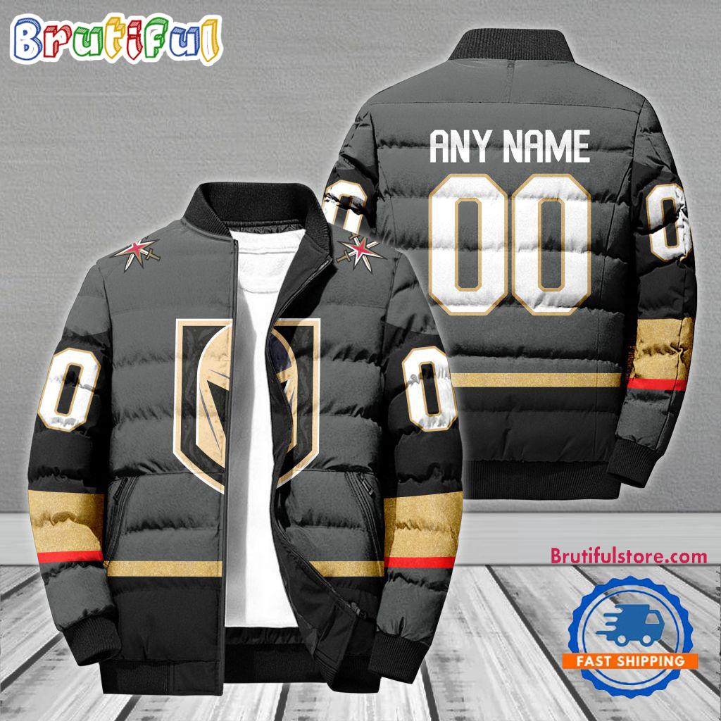 Sportswearmerch Vegas Golden Knights NHL Personalized Puffer Jacket For Fan