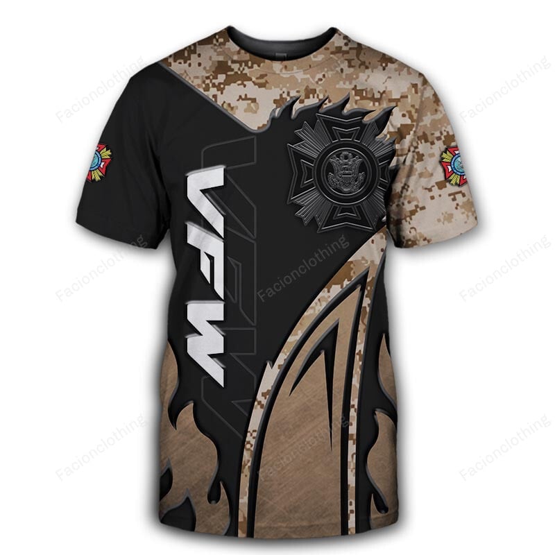 Sportswearmerch Veterans of Foreign Wars Personalized T-shirt For Fan
