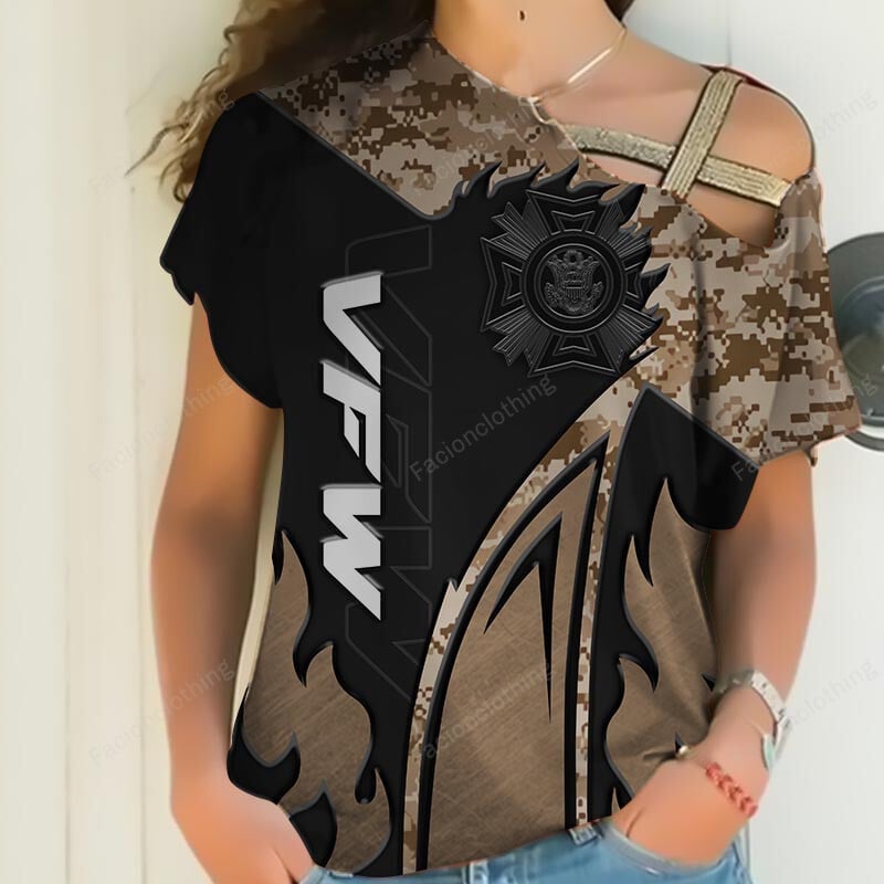 Sportswearmerch Veterans of Foreign Wars Personalized Women Shirt For Fan