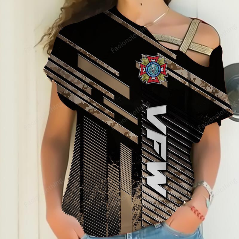 Sportswearmerch Veterans of Foreign Wars Personalized Women Shirt For Fan