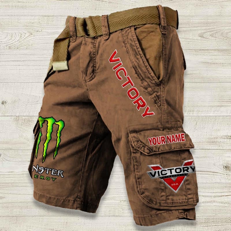Sportswearmerch Victory Motorcycle Denim Short For Fan