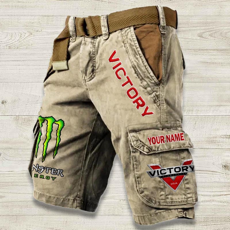 Sportswearmerch Victory Motorcycle Denim Short For Fan