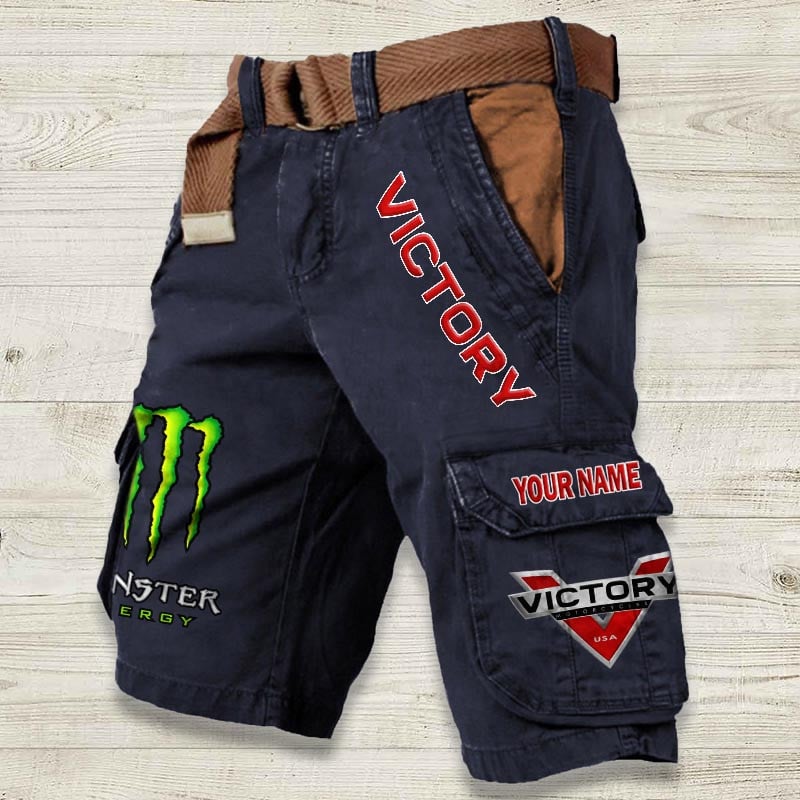 Sportswearmerch Victory Motorcycle Denim Short For Fan