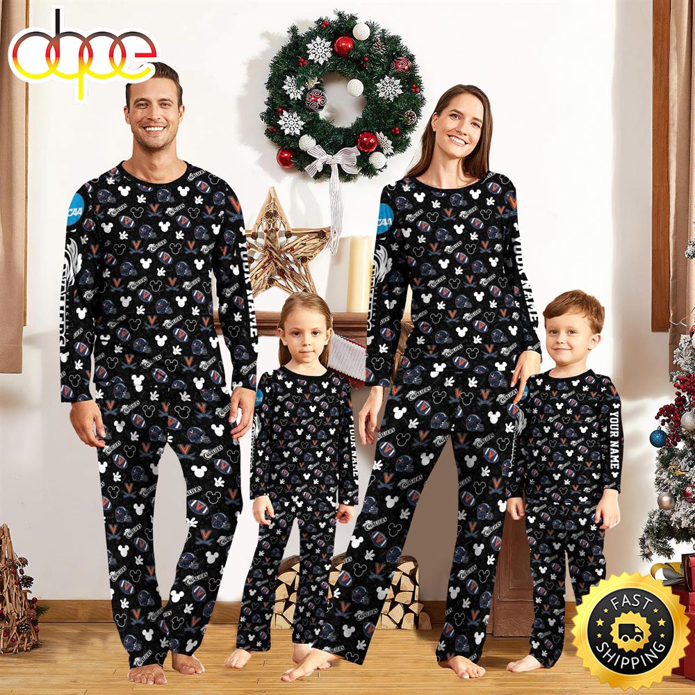 Sportswearmerch Virginia Cavaliers NCAA x Mickey Mouse Christmas Personalized Pajamas For Fan