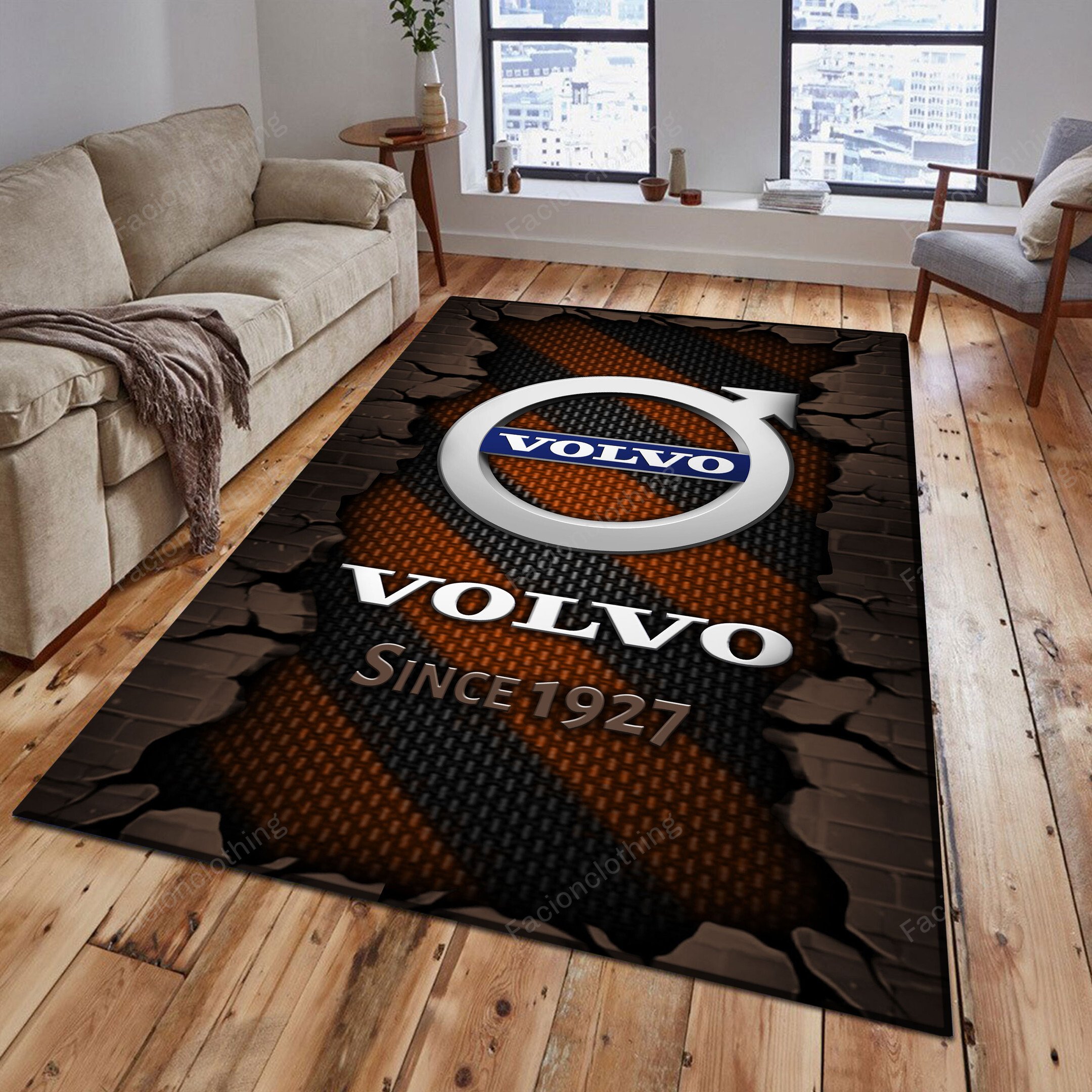 Sportswearmerch Volvo Car Personalized Rug For Fan