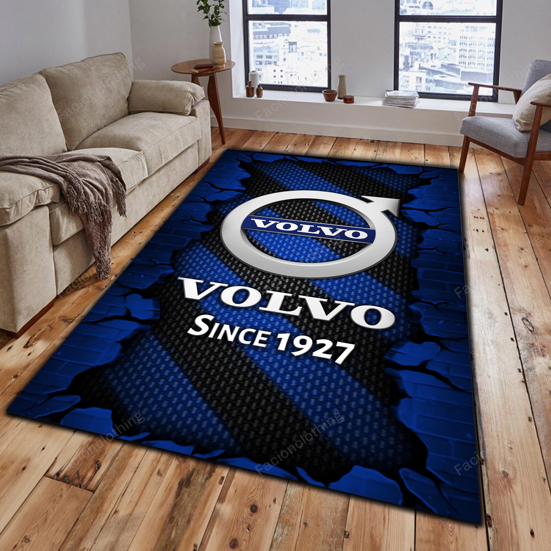 Sportswearmerch Volvo Car Personalized Rug For Fan