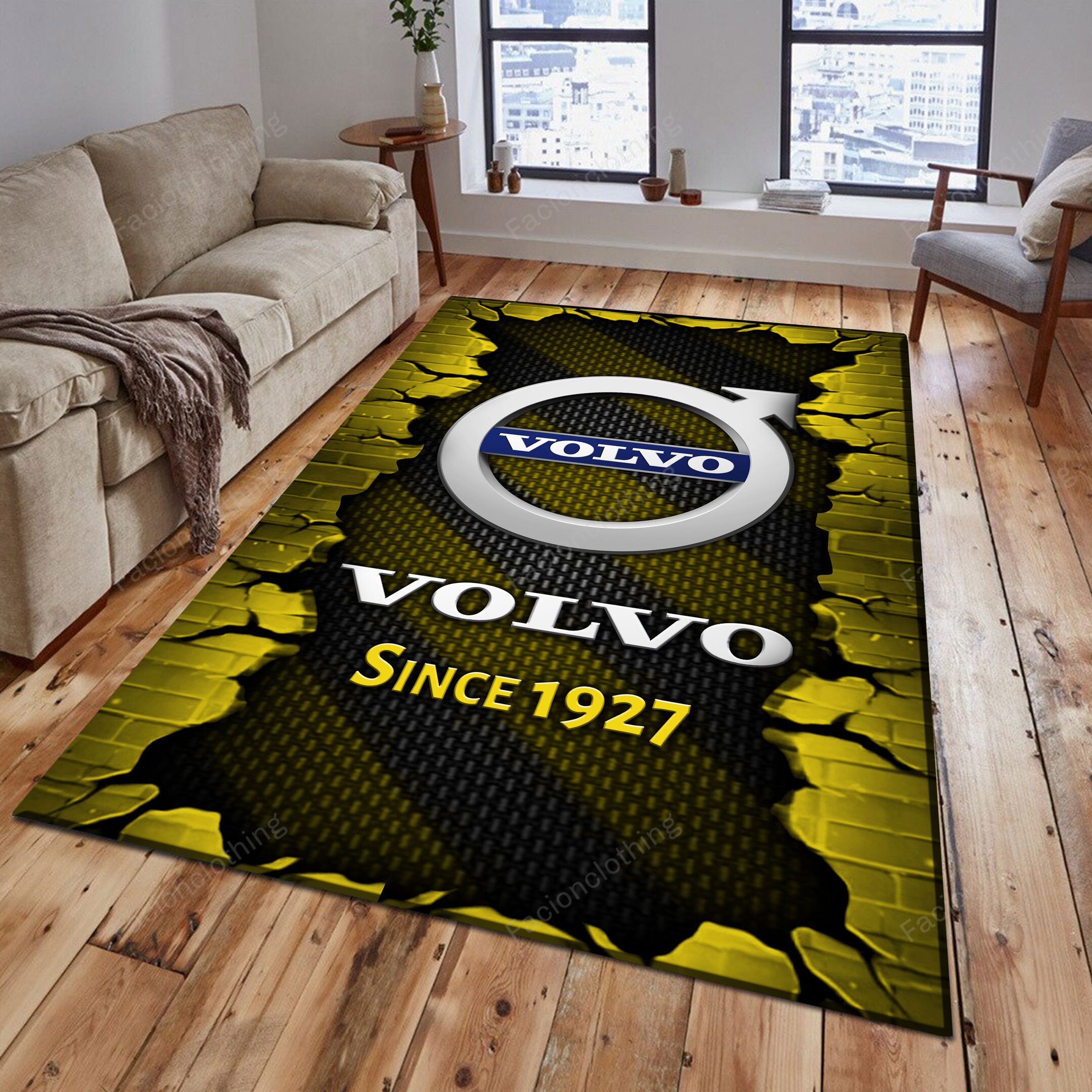 Sportswearmerch Volvo Car Personalized Rug For Fan
