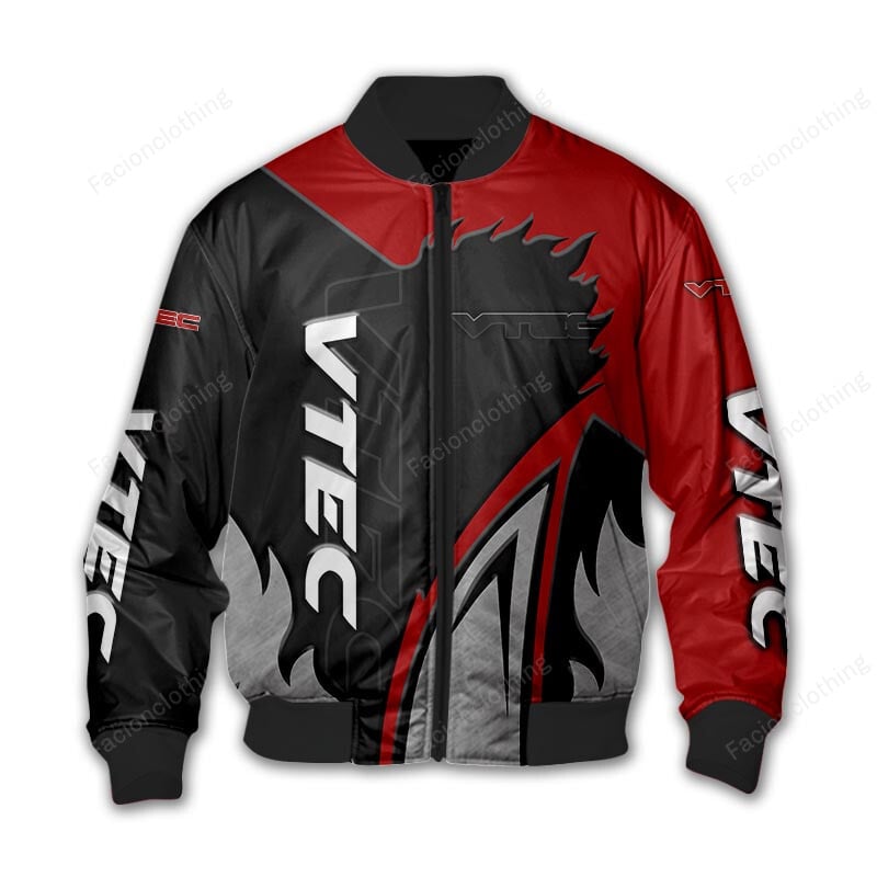 Sportswearmerch VTEC Motorcycle Personalized Bomber Jacket For Fan