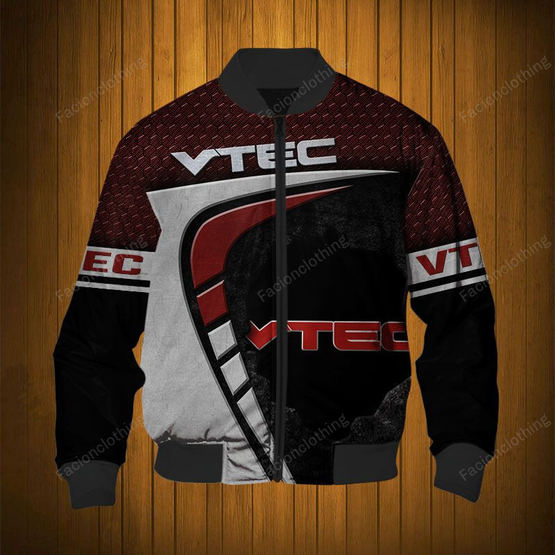 Sportswearmerch VTEC Motorcycle Personalized Fashion Bomber Jacket For Fan