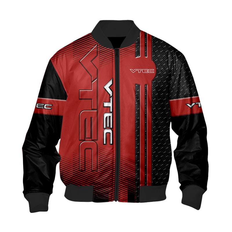 Sportswearmerch VTEC Motorcycle Personalized Fashion Bomber Jacket For Fan
