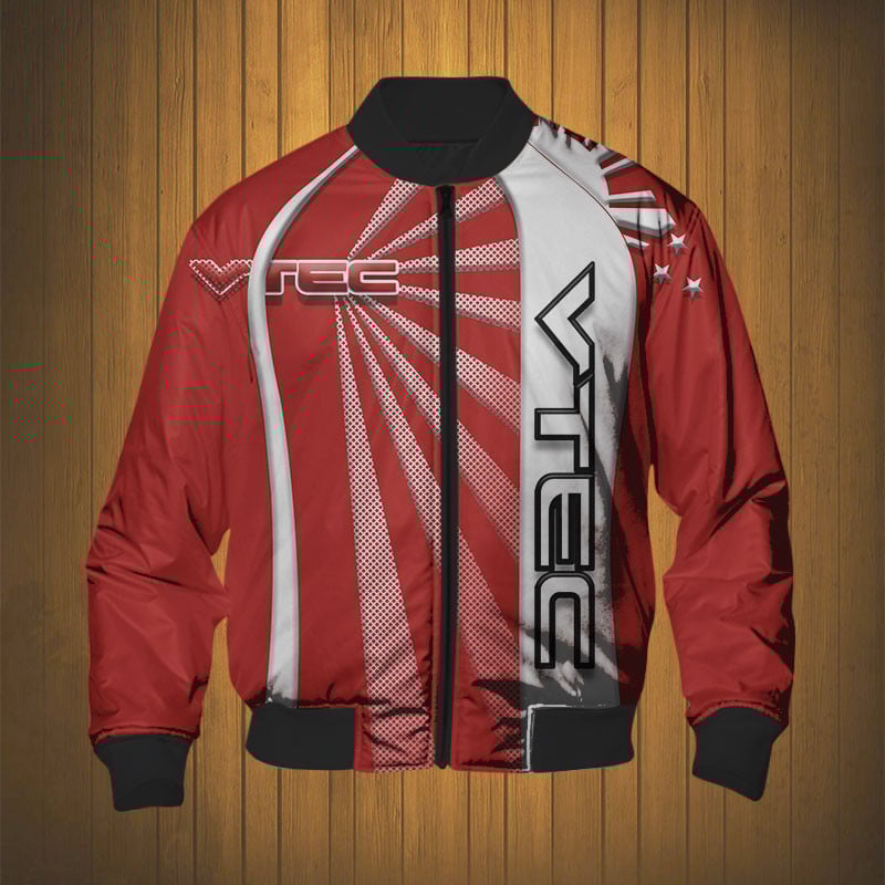 Sportswearmerch VTEC Motorcycle Personalized Fashion Bomber Jacket For Fan