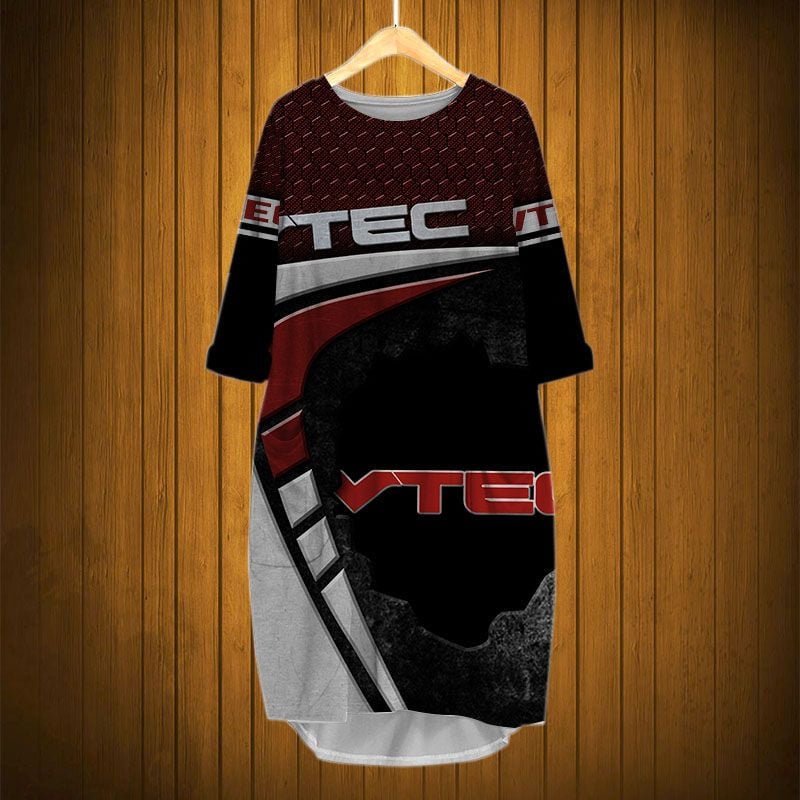 Sportswearmerch VTEC Motorcycle Personalized Fashion Pocket Dress For Fan