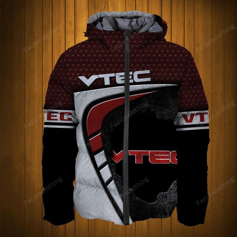 Sportswearmerch VTEC Motorcycle Personalized Fashion Puffer Jacket For Fan
