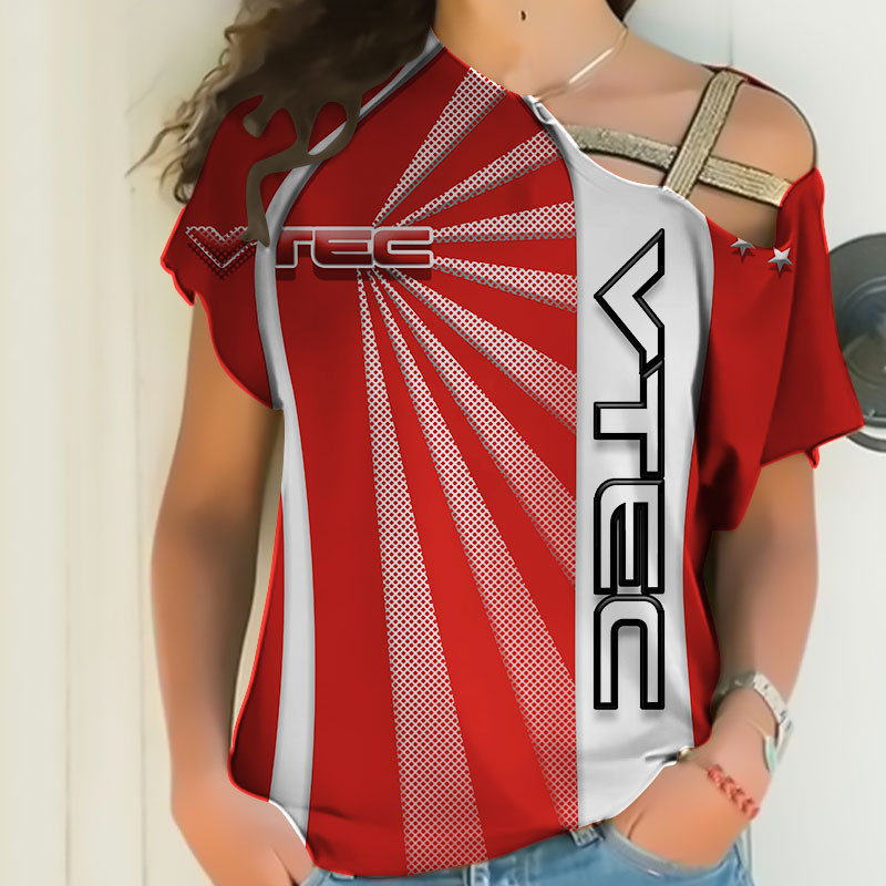 Sportswearmerch VTEC Motorcycle Personalized Fashion Strapless Short Sleeve For Fan