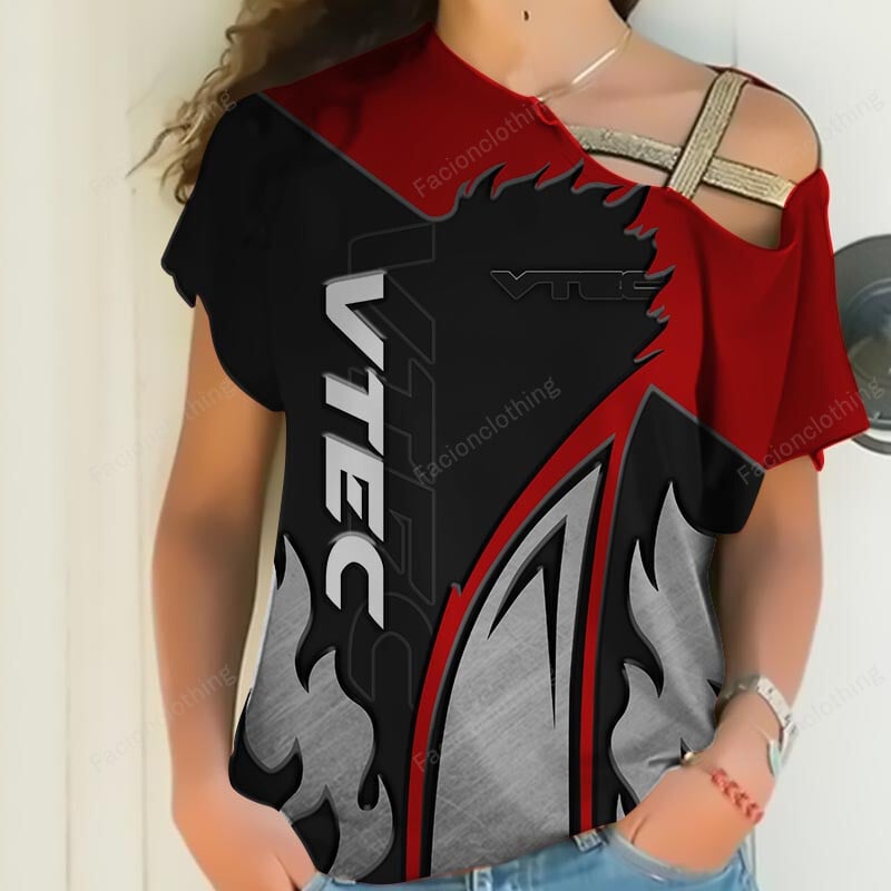 Sportswearmerch VTEC Motorcycle Personalized Women Shirt For Fan