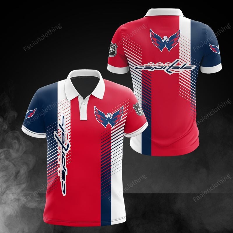 Sportswearmerch Washington Capitals NHL Personalized Polo Shirt For Fan