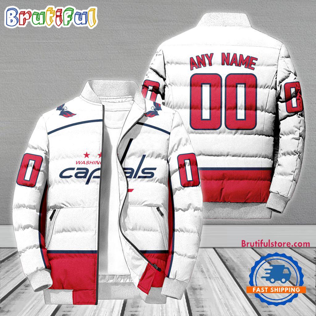 Sportswearmerch Washington Capitals NHL Personalized Puffer Jacket For Fan