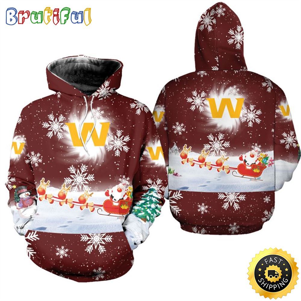 Sportswearmerch Washington Commanders NFL Christmas Hoodie For Fan
