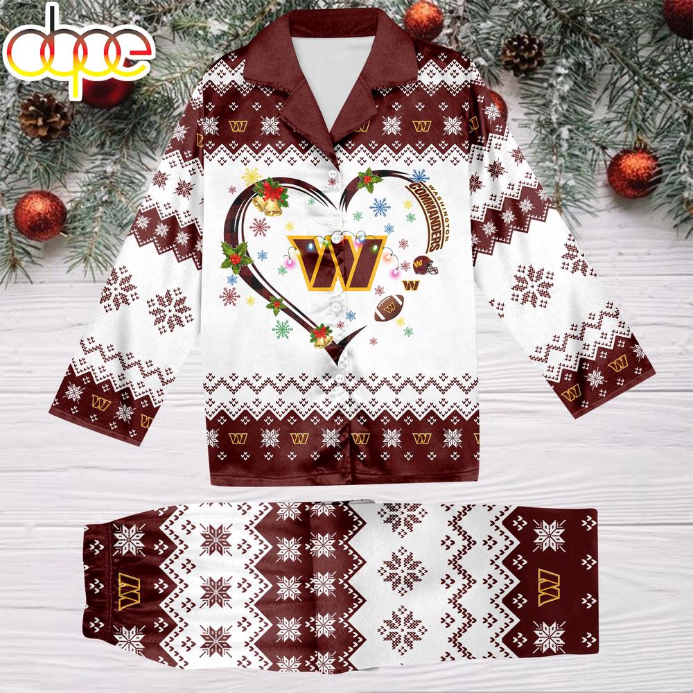 Sportswearmerch Washington Commanders NFL Christmas Personalized Pajamas For Fan
