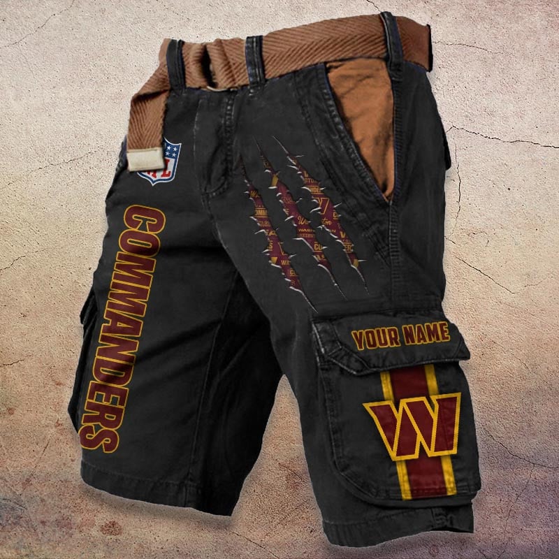 Sportswearmerch Washington Commanders NFL Denim Short For Fan