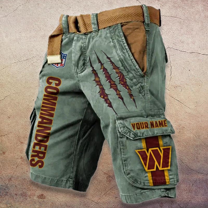 Sportswearmerch Washington Commanders NFL Denim Short For Fan