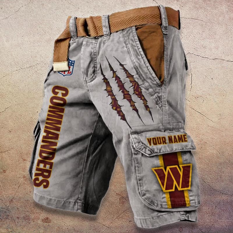 Sportswearmerch Washington Commanders NFL Denim Short For Fan