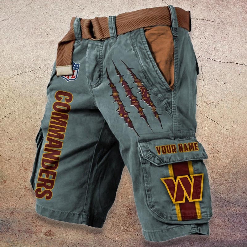 Sportswearmerch Washington Commanders NFL Denim Short For Fan