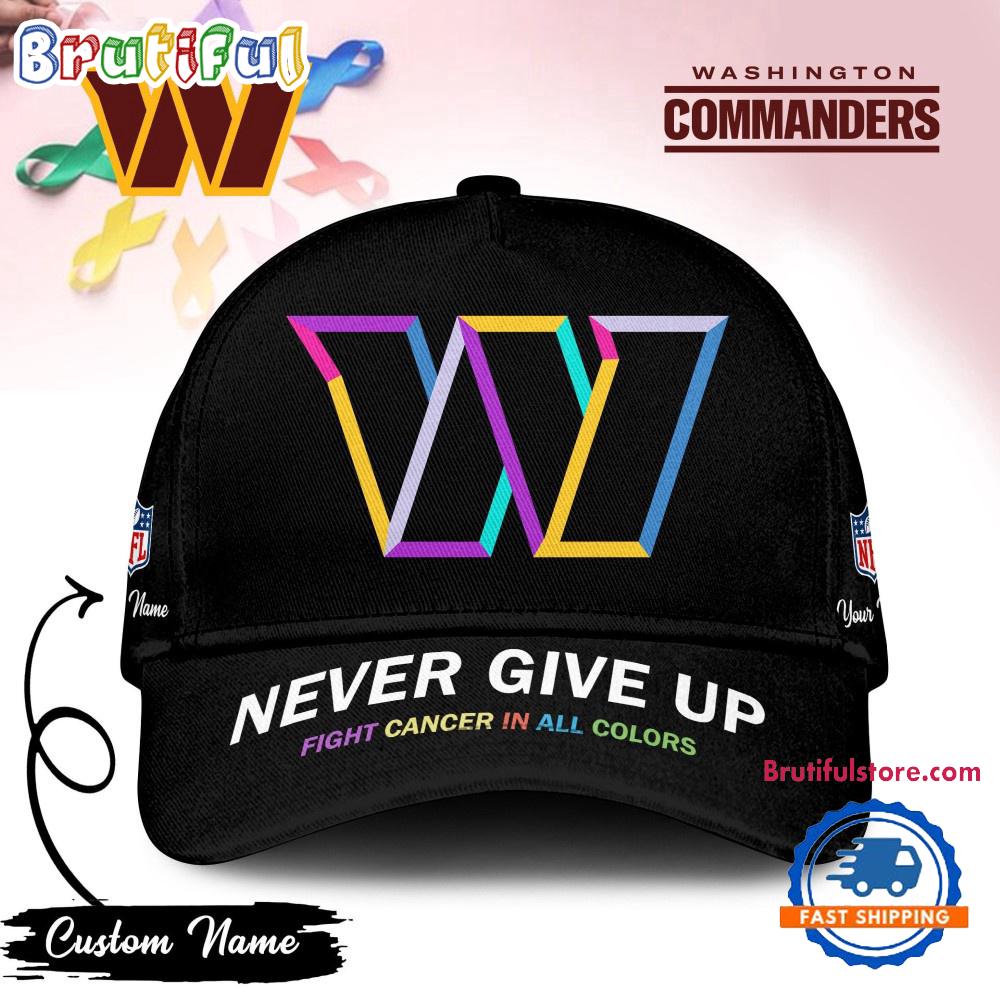 Sportswearmerch Washington Commanders NFL Never Give Up Classic Cap For Fan