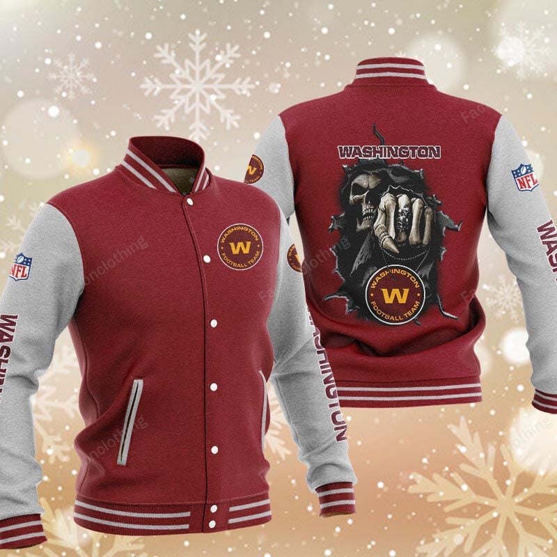 Sportswearmerch Washington Commanders NFL Personalized Baseball Jacket For Fan