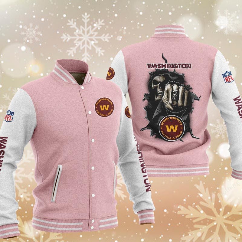 Sportswearmerch Washington Commanders NFL Personalized Baseball Jacket For Fan