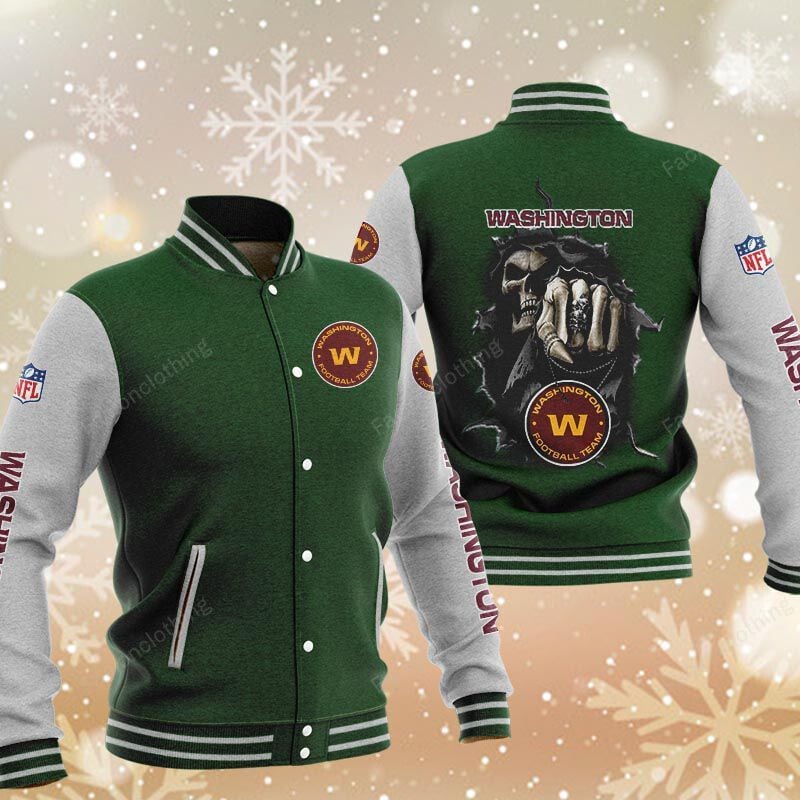 Sportswearmerch Washington Commanders NFL Personalized Baseball Jacket For Fan