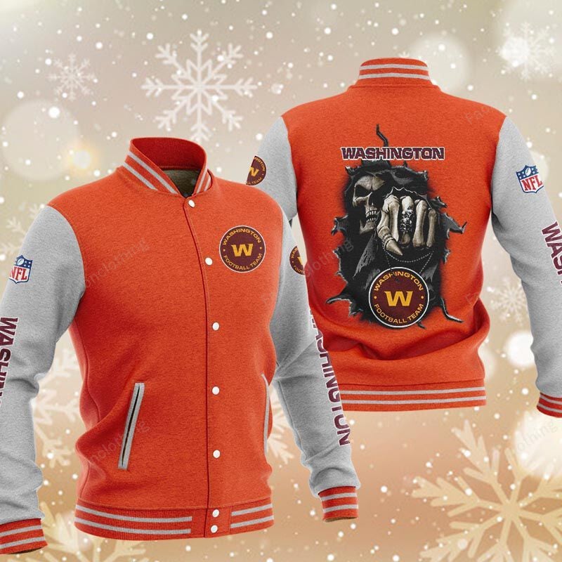 Sportswearmerch Washington Commanders NFL Personalized Baseball Jacket For Fan