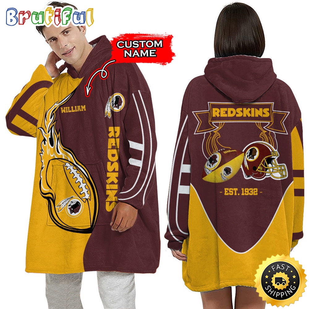 Sportswearmerch Washington Commanders NFL Personalized Blaket Hoodie For Fan