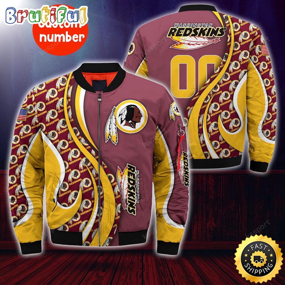 Sportswearmerch Washington Commanders NFL Personalized Bomber Jacket For Fan
