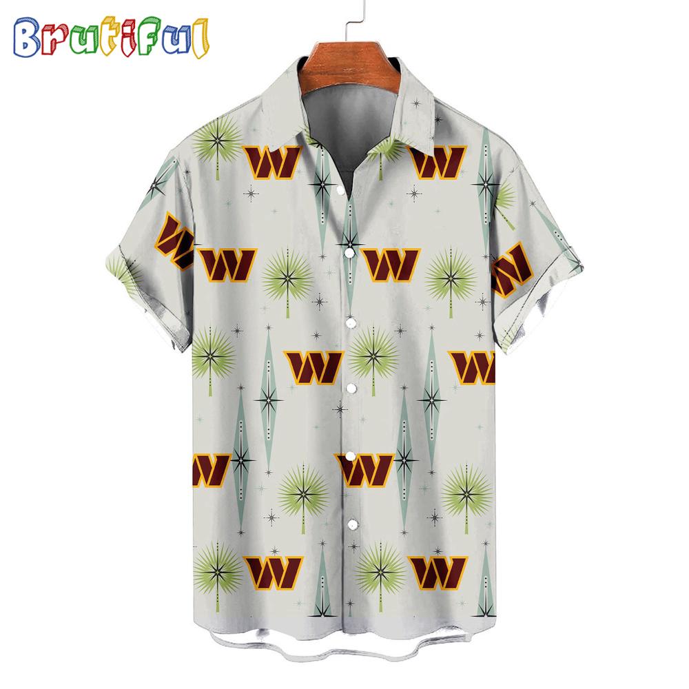 Sportswearmerch Washington Commanders NFL Personalized Hawaiian Shirt For Fan