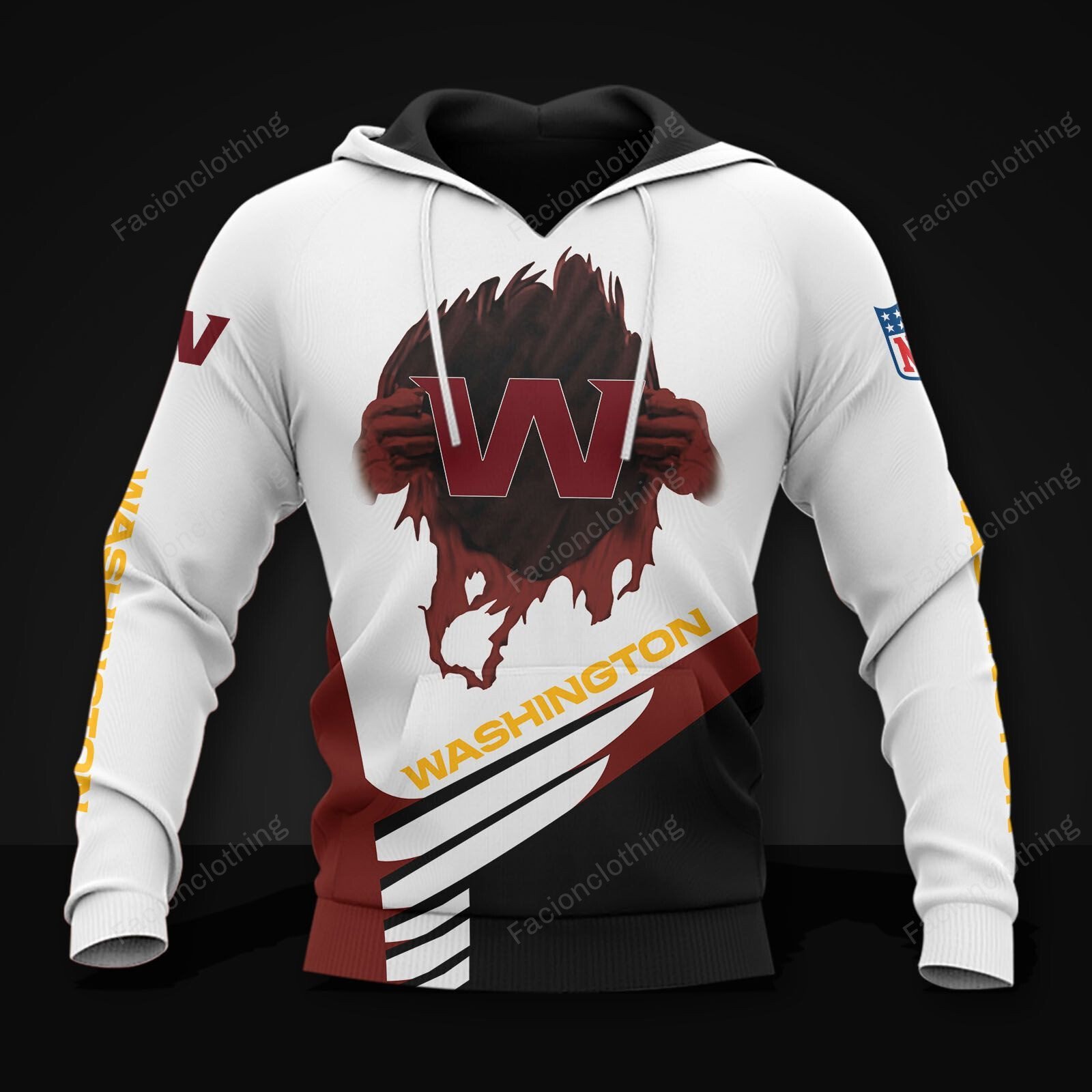 Sportswearmerch Washington Commanders NFL Personalized Hoodie For Fan