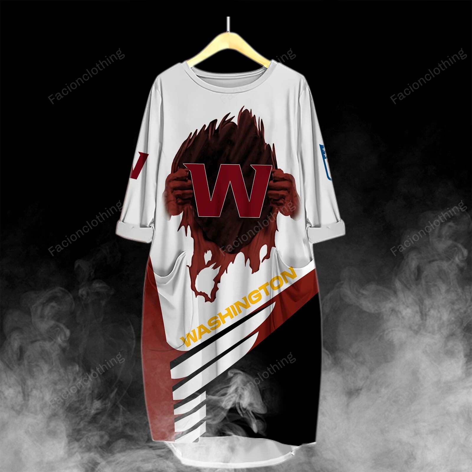 Sportswearmerch Washington Commanders NFL Personalized Pocket Dress For Fan