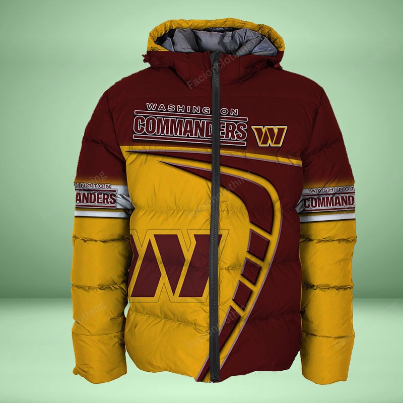 Sportswearmerch Washington Commanders NFL Personalized Puffer Jacket For Fan